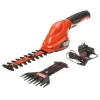 Trimmers BLACK+DECKER 6 In. 3.6V Lithium-Ion Cordless 2-in-1 Compact Garden Shears & Trimmer Combo W/ Rechargeable (1) 1.5Ah Battery & Charger