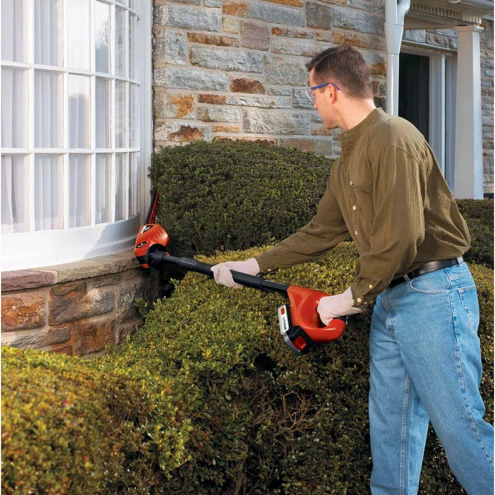 Trimmers BLACK+DECKER 18 In. 20V MAX Lithium-Ion Cordless Pole Hedge Trimmer (Tool Only) - Image 7