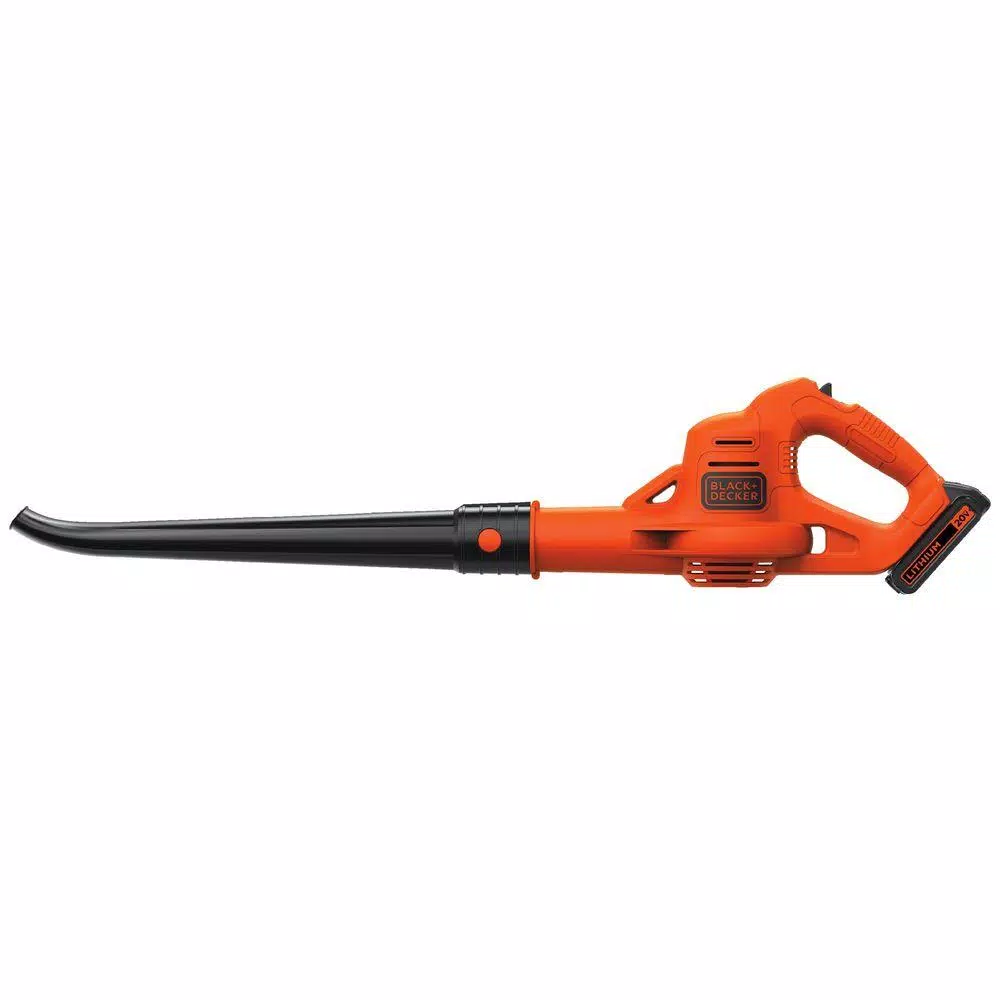 Leaf Blowers BLACK+DECKER 130 MPH 100 CFM 20V MAX Lithium-Ion Cordless Handheld Leaf Sweeper With (1) 1.5Ah Battery And Charger Included - Image 3
