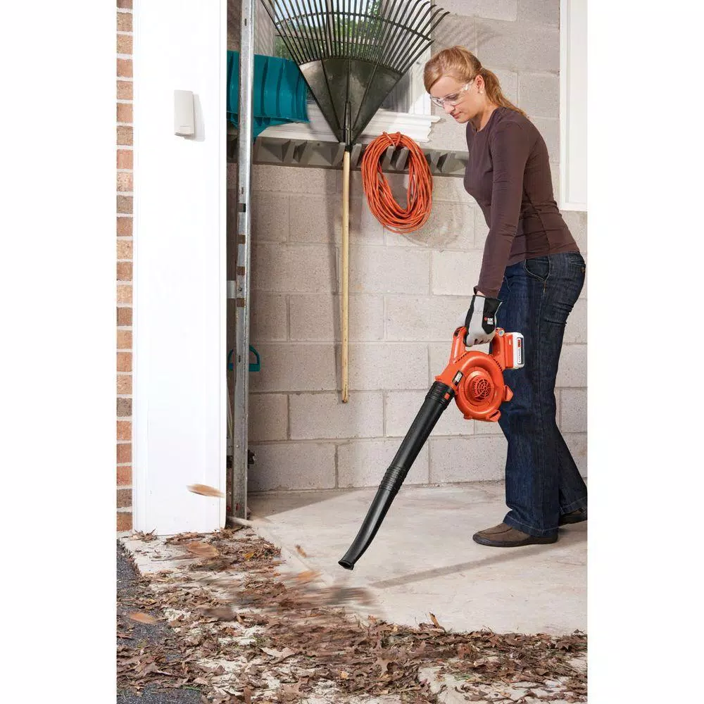 Leaf Blowers BLACK+DECKER 120 MPH 90 CFM 40V MAX Lithium-Ion Cordless Handheld Leaf Sweeper (Tool Only) - Image 9