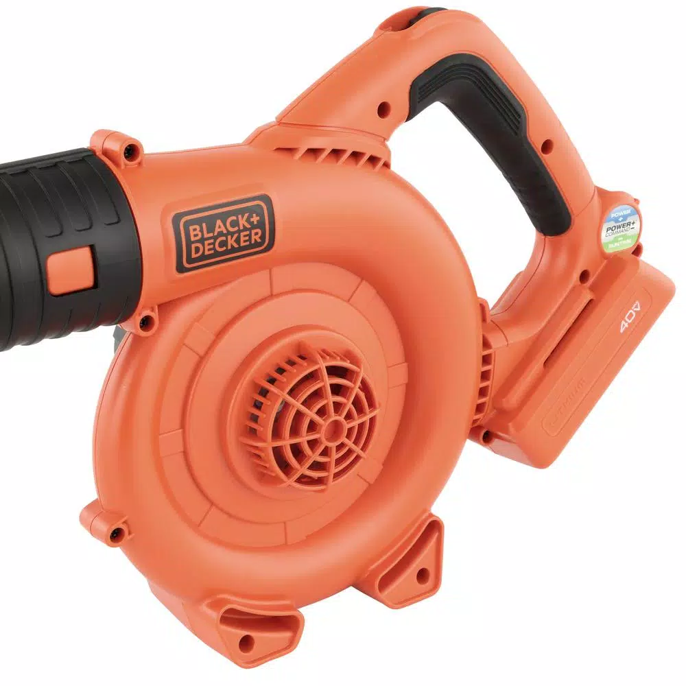 Leaf Blowers BLACK+DECKER 120 MPH 90 CFM 40V MAX Lithium-Ion Cordless Handheld Leaf Sweeper (Tool Only) - Image 4