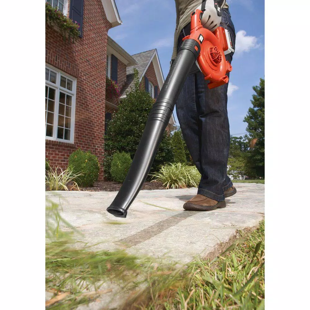 Leaf Blowers BLACK+DECKER 120 MPH 90 CFM 40V MAX Lithium-Ion Cordless Handheld Leaf Sweeper (Tool Only) - Image 2