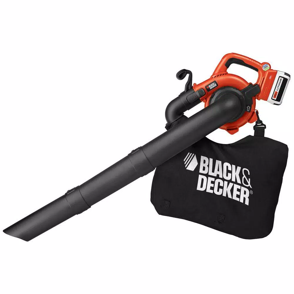 Leaf Blowers BLACK+DECKER 120 MPH 90 CFM 40V MAX Lithium-Ion Cordless Handheld Leaf Sweeper/Vacuum With (1) 1.5Ah Battery And Charger Included - Image 9