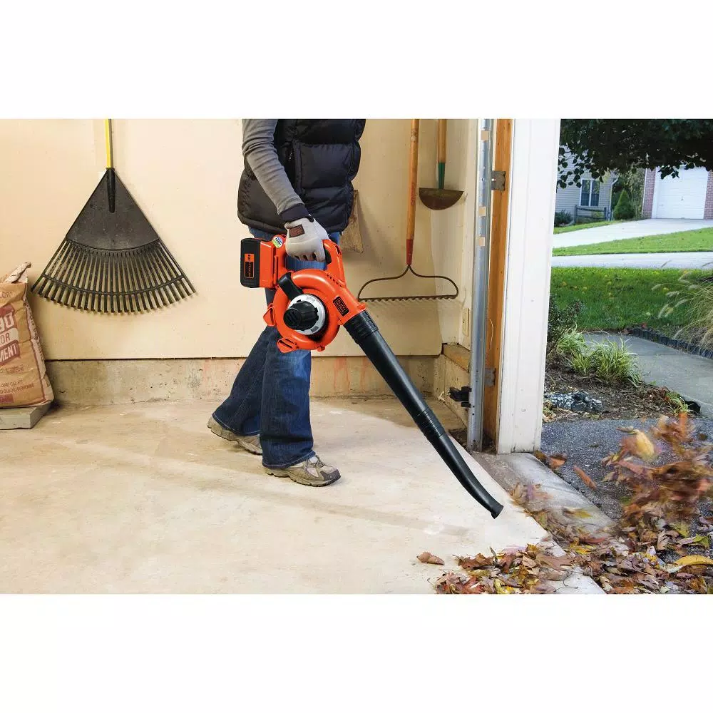 Leaf Blowers BLACK+DECKER 120 MPH 90 CFM 40V MAX Lithium-Ion Cordless Handheld Leaf Sweeper/Vacuum With (1) 1.5Ah Battery And Charger Included - Image 2