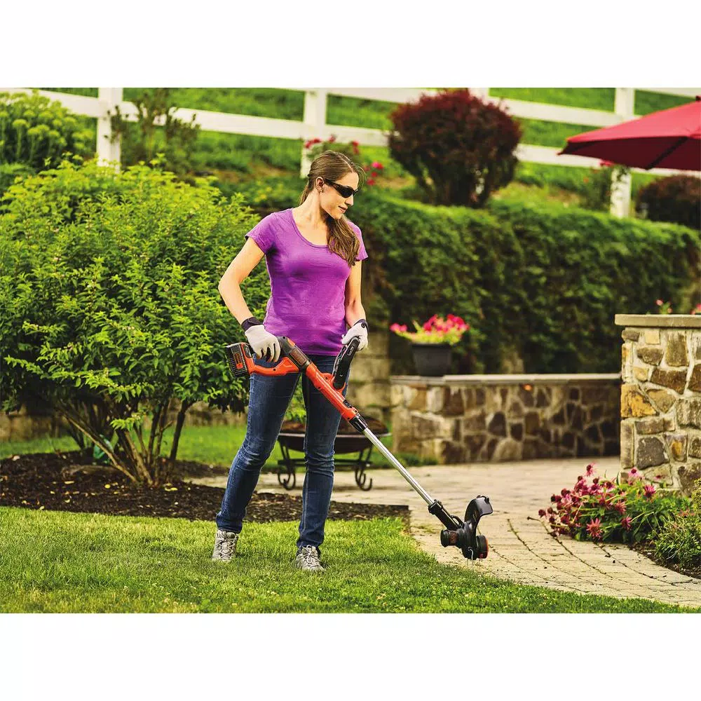 Trimmers BLACK+DECKER 40V MAX Lithium-Ion Cordless String Trimmer With (1) 1.5Ah Battery And Charger Included - Image 8