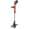 Trimmers BLACK+DECKER SMARTECH 20V Max Lithium Ion Cordless EASYFEED String Trimmer With (1) 1.5Ah Battery & Charger Included