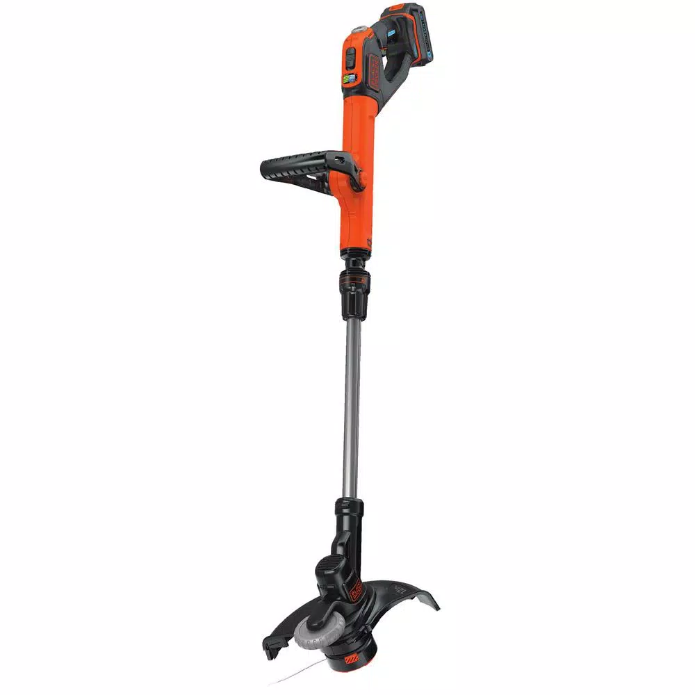 Trimmers BLACK+DECKER SMARTECH 20V Max Lithium Ion Cordless EASYFEED String Trimmer With (1) 1.5Ah Battery & Charger Included 1 Trimmers BLACK+DECKER SMARTECH 20V Max Lithium Ion Cordless EASYFEED String Trimmer With (1) 1.5Ah Battery & Charger Included