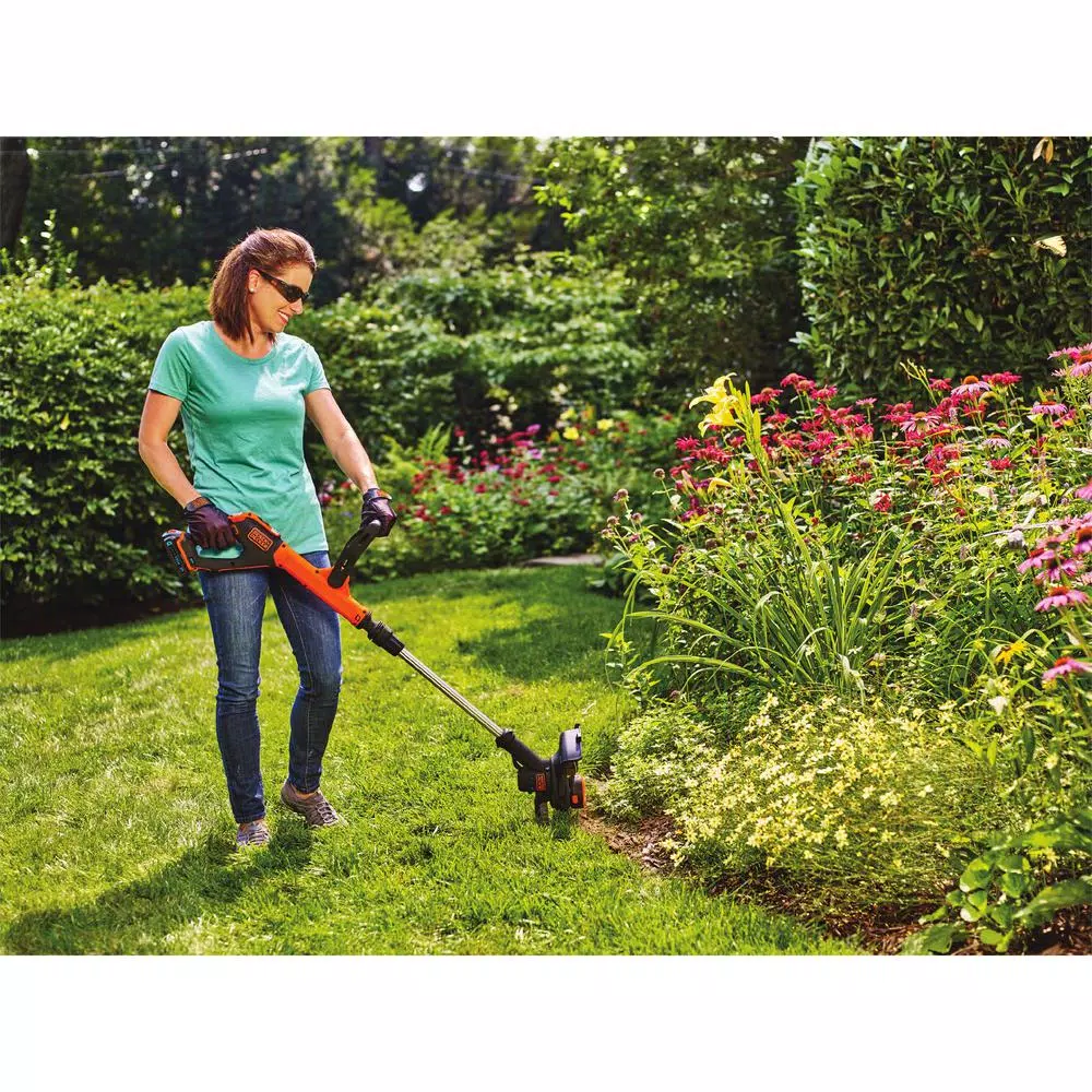 Trimmers BLACK+DECKER SMARTECH 20V Max Lithium Ion Cordless EASYFEED String Trimmer With (1) 1.5Ah Battery & Charger Included 6 Trimmers BLACK+DECKER SMARTECH 20V Max Lithium Ion Cordless EASYFEED String Trimmer With (1) 1.5Ah Battery & Charger Included - Image 6