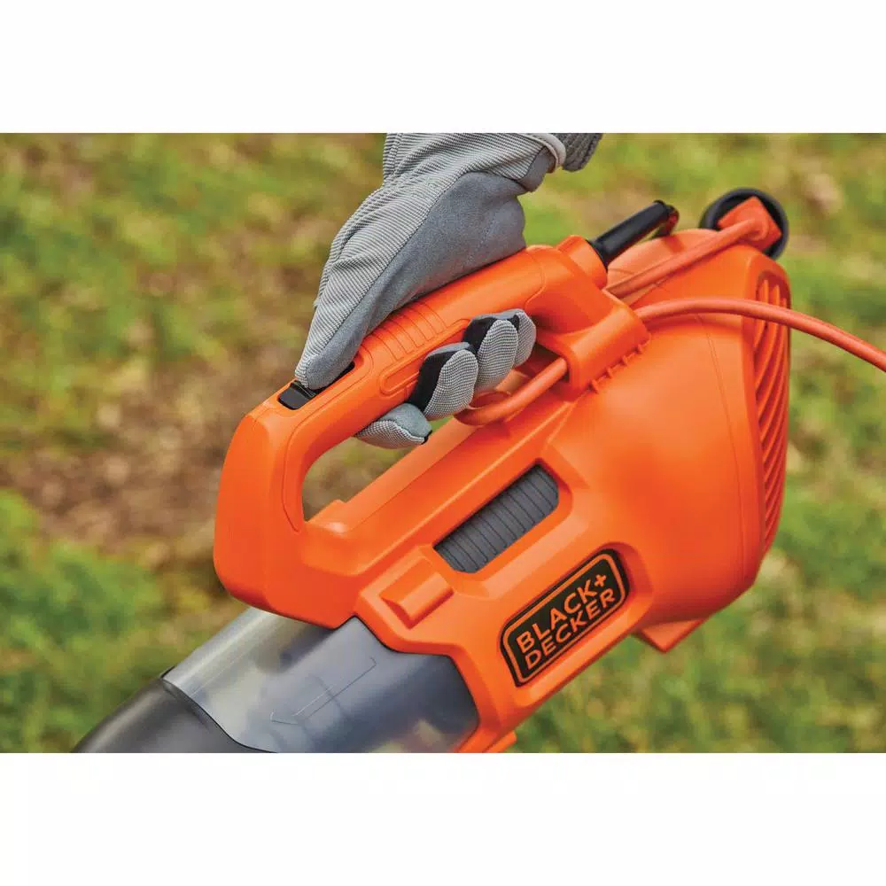 Leaf Blowers BLACK+DECKER 140 MPH 450 CFM 9 Amp Corded Electric Axial Leaf Blower - Image 3