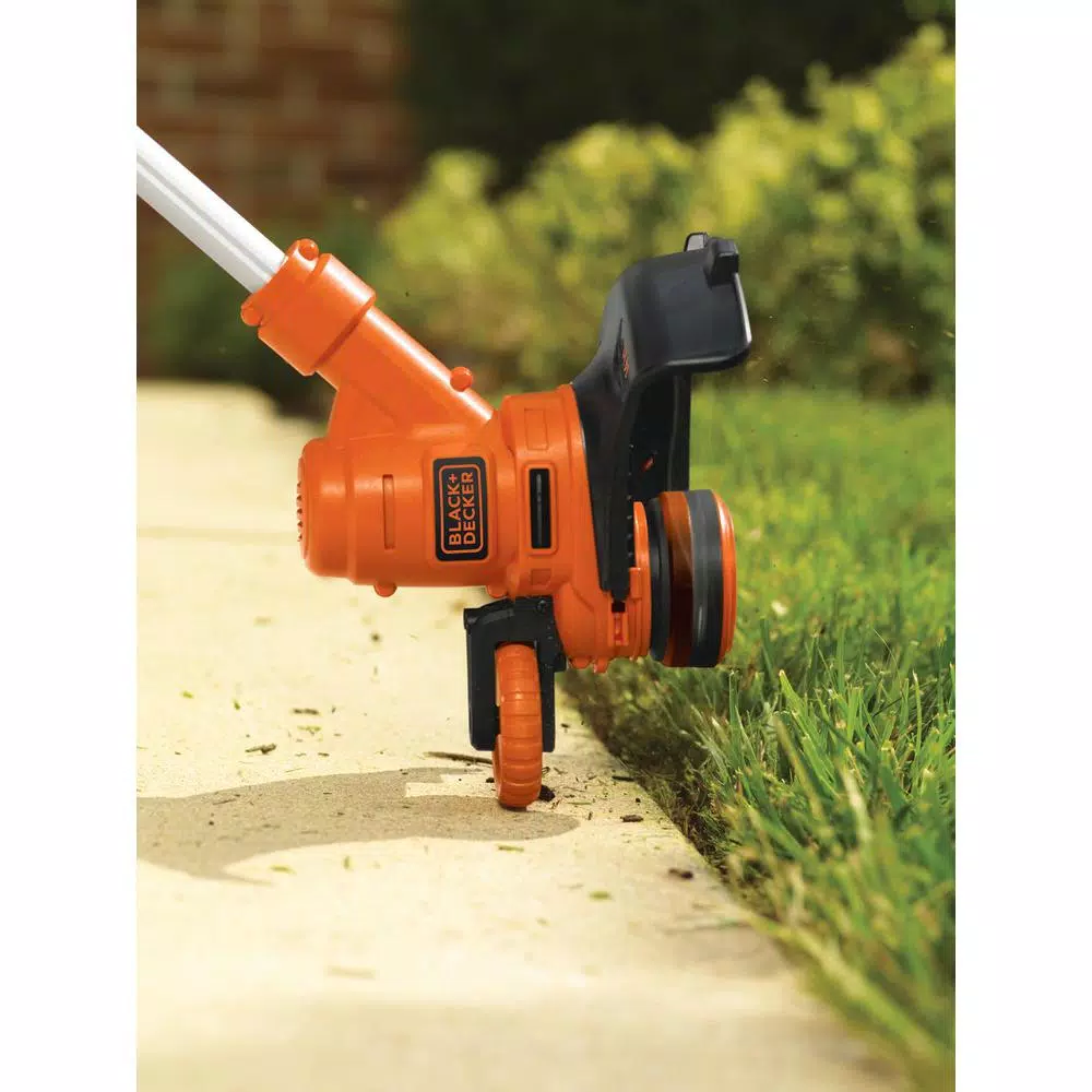 Trimmers BLACK+DECKER 14 In. 6.5-Amp Corded Electric Straight Shaft Single Line 2-in-1 String Grass Trimmer/Lawn Edger - Image 5