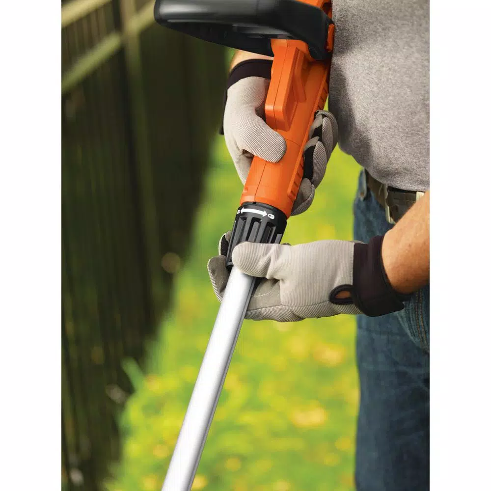 Trimmers BLACK+DECKER 14 In. 6.5-Amp Corded Electric Straight Shaft Single Line 2-in-1 String Grass Trimmer/Lawn Edger - Image 6