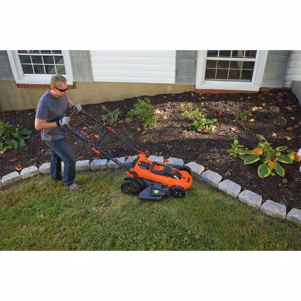 Lawn Mowers BLACK+DECKER 20 In. 40V MAX Lithium-Ion Cordless Walk Behind Push Mower With (2) 2.0Ah Batteries And Charger Included - Image 4