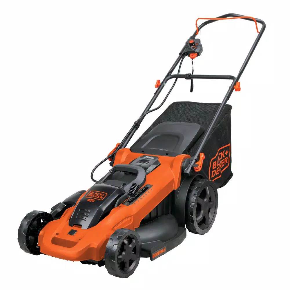 Lawn Mowers BLACK+DECKER 20 In. 40V MAX Lithium-Ion Cordless Walk Behind Push Mower With (2) 2.0Ah Batteries And Charger Included