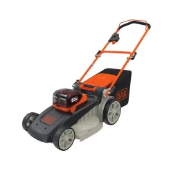 Lawn Mowers BLACK+DECKER 20 In. 60V Lithium Ion Cordless Walk Behind Push Mower With (2) 2.5Ah Batteries And Charger Included