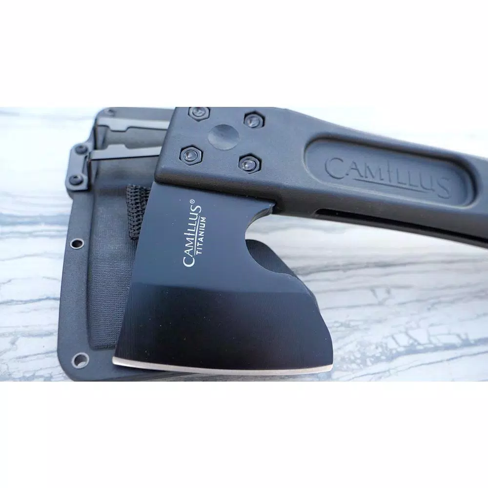 Garden Tools Camillus Camtrax 12 In. Glass Filled Nylon Handle 3-in-1 Hatchet, Folding Saw And Hammer With Molded Sheath - Image 5