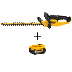 Trimmers DEWALT 22 In. 20V MAX Lithium-Ion Cordless Hedge Trimmer (Tool Only) With Bonus 20V MAX XR Premium (1) 5.0Ah Battery