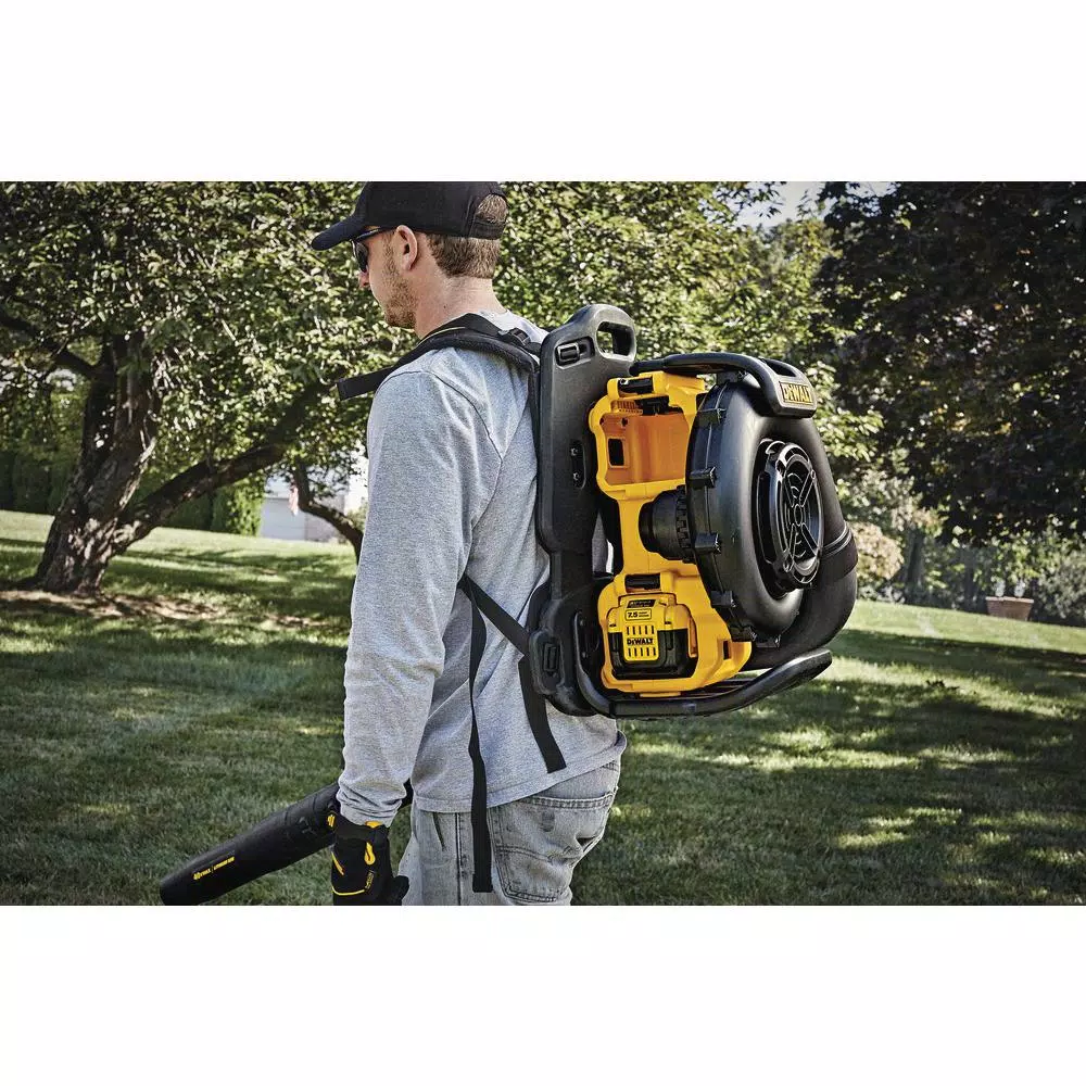 Leaf Blowers DEWALT 142 MPH 450 CFM 40V MAX Lithium-Ion Cordless Back-Pack Blower With (1) 7.5Ah Battery And Charger Included - Image 5