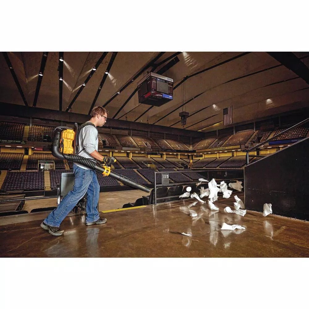 Leaf Blowers DEWALT 142 MPH 450 CFM 40V MAX Lithium-Ion Cordless Back-Pack Blower With (1) 7.5Ah Battery And Charger Included - Image 2