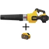 Leaf Blowers DEWALT 125 MPH 600 CFM Flexvolt 60V MAX Lithium-Ion Cordless Axial Blower (Tool Only) With Bonus (1) FLEXVOLT 60V 3.0Ah Battery
