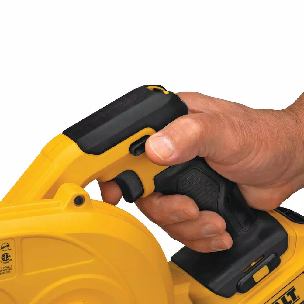 Leaf Blowers DEWALT 20-Volt MAX Cordless Compact Jobsite Blower 135 MPH 100 CFM With (1) 20-Volt 3.0Ah Battery - Image 7