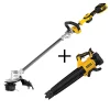 Trimmers DEWALT 20V MAX Brushless Cordless String Trimmer Kit With Bonus 20-Volt MAX Cordless Brushless Blower (Tool Only)