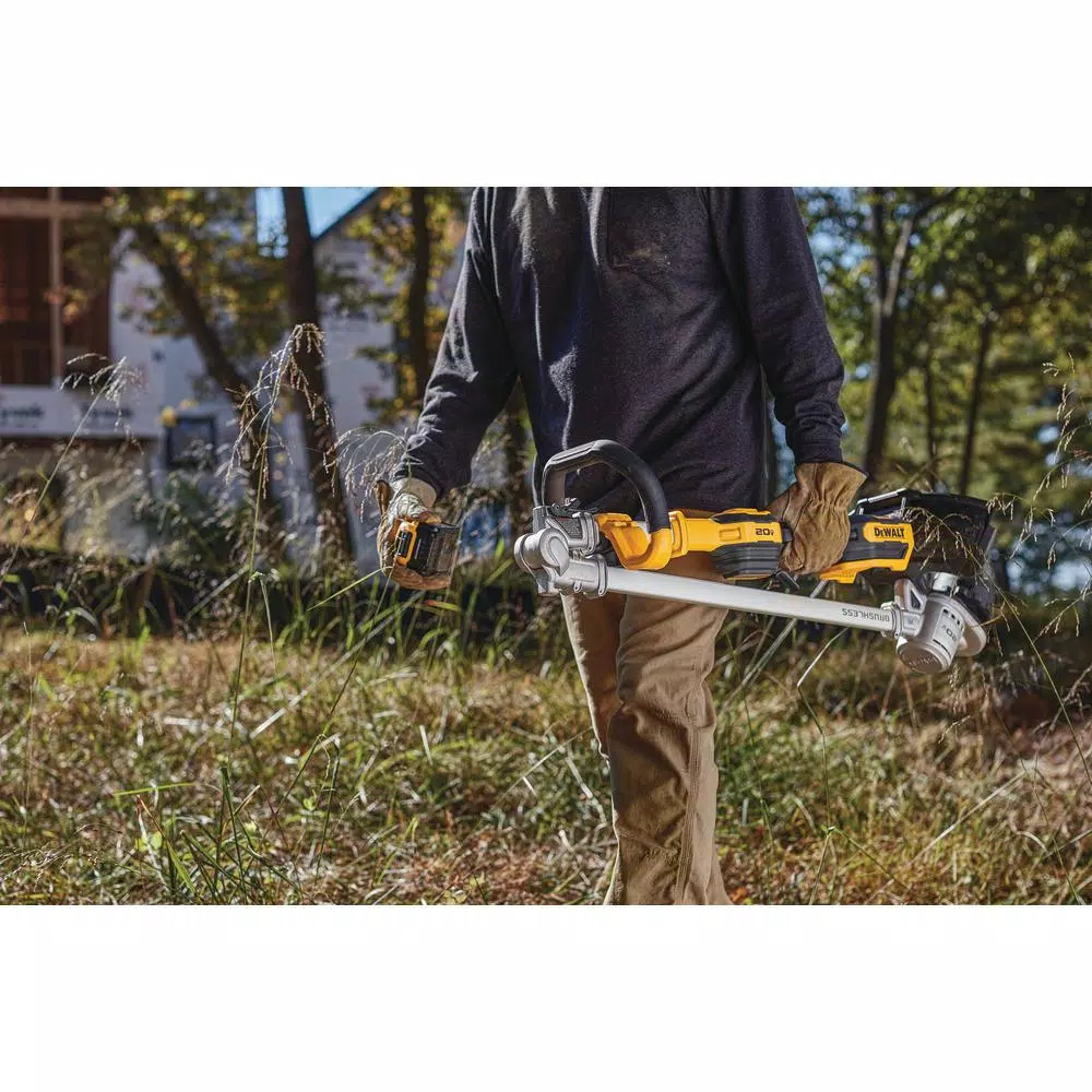 Trimmers DEWALT 14 In. 20V MAX Brushless Cordless String Trimmer With Bonus 20V Blower (Tool Only) And 20V Hedge Trimmer (Tool Only) - Image 5
