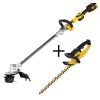 Trimmers DEWALT 20V MAX Brushless Cordless String Trimmer With Bonus 22 In. 20V MAX Hedge Trimmer (Tool Only)