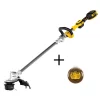 Trimmers DEWALT 20V MAX Lithium-Ion Brushless Cordless String Trimmer Kit With Bonus 0.080 In. X 225 Ft. Replacement Line Included