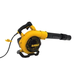 Leaf Blowers DEWALT 189 MPH 409 CFM 12 Amp Corded Electric Handheld Leaf Blower