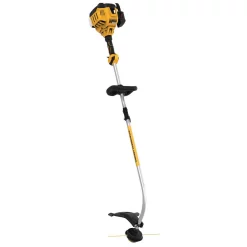 Trimmers DEWALT 27 Cc 2-Cycle Gas Curved Shaft String Trimmer With Attachment Capability