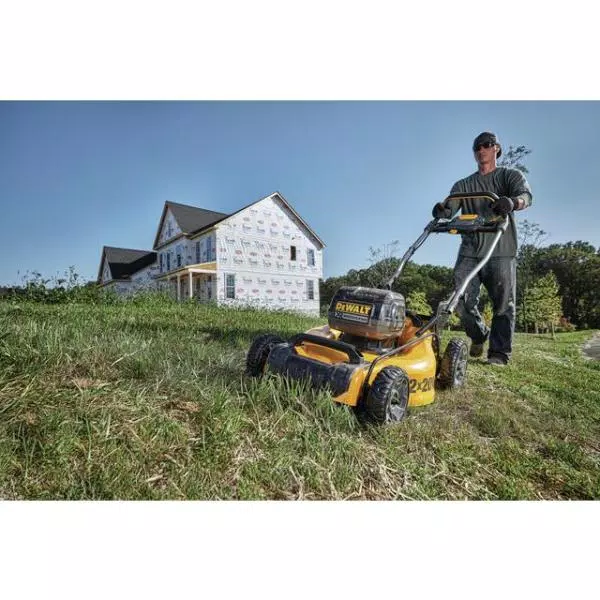 Lawn Mowers DEWALT 20 In. 20V MAX Lithium-Ion Cordless Walk Behind Push Lawn Mower With (2) 9.0Ah Batteries And Charger Included 2 Lawn Mowers DEWALT 20 In. 20V MAX Lithium-Ion Cordless Walk Behind Push Lawn Mower With (2) 9.0Ah Batteries And Charger Included - Image 2