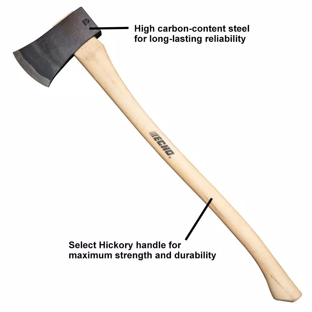 Garden Tools ECHO 28 In. Hickory Handle Limbing Axe - Image 2