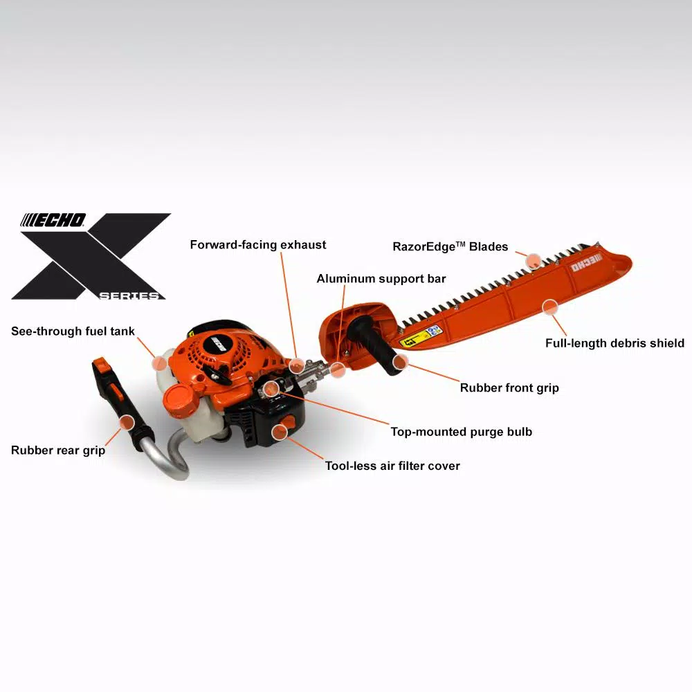 Trimmers ECHO 28 In. 21.2 Cc Gas 2-Stroke Engine Single-Sided Hedge Trimmer 2 Trimmers ECHO 28 In. 21.2 Cc Gas 2-Stroke Engine Single-Sided Hedge Trimmer - Image 2