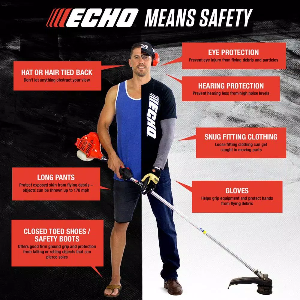 Trimmers ECHO 21.2 Cc Gas 2-Stroke Cycle Straight Shaft Trimmer - Image 12