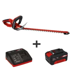 Trimmers Einhell PXC 18-Volt Cordless 20 In. Hedge Trimmer Kit W/ Aluminum Blade Cover (w/ 3.0-Ah Battery Plus Fast Charger)