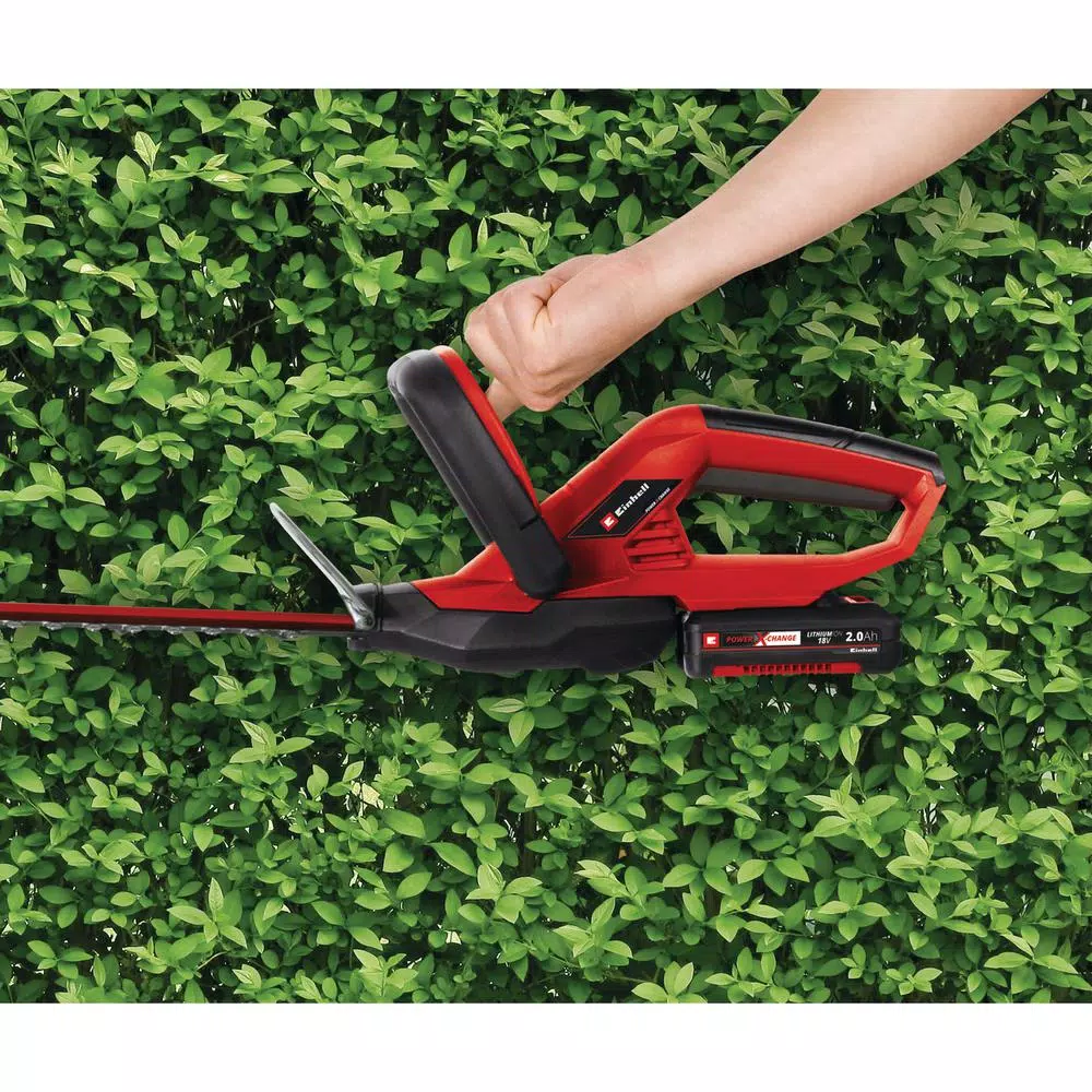 Trimmers Einhell PXC 18-Volt Cordless 20 In. Hedge Trimmer Kit W/ Aluminum Blade Cover (w/ 3.0-Ah Battery Plus Fast Charger) - Image 2