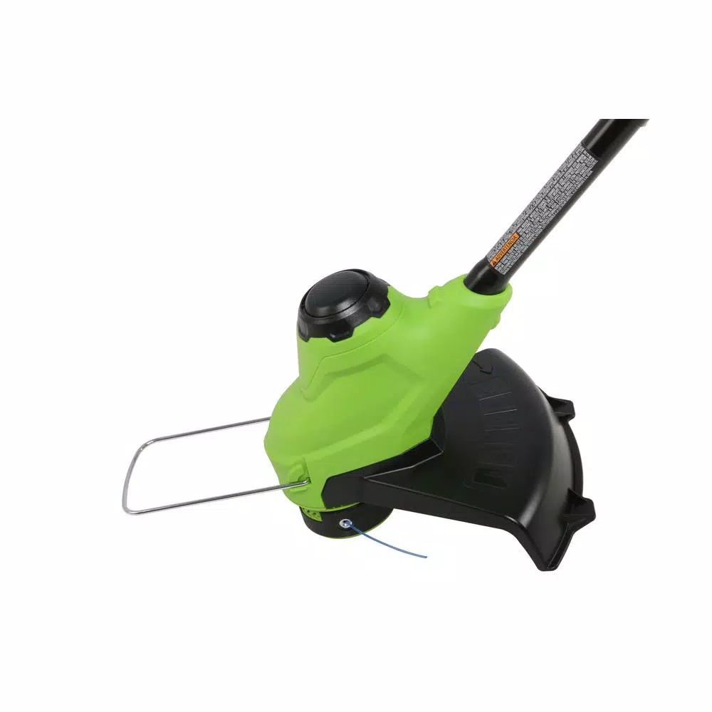 Trimmers Greenworks 10 In. 24-Volt Battery Cordless TORQDRIVE String Trimmer With 2.0 Ah USB Battery And Charger Included ST24B213 - Image 5