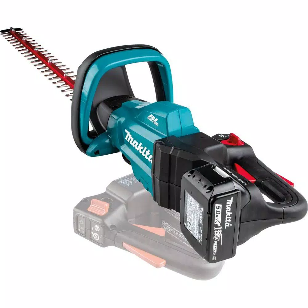 Trimmers Makita 18-Volt LXT Lithium-Ion Brushless Cordless 24 In. Hedge Trimmer Kit (5.0 Ah) - Image 10