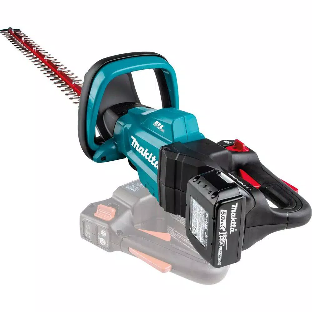 Trimmers Makita 18-Volt LXT Lithium-Ion Brushless Cordless 30 In. Hedge Trimmer Kit (5.0 Ah) - Image 2