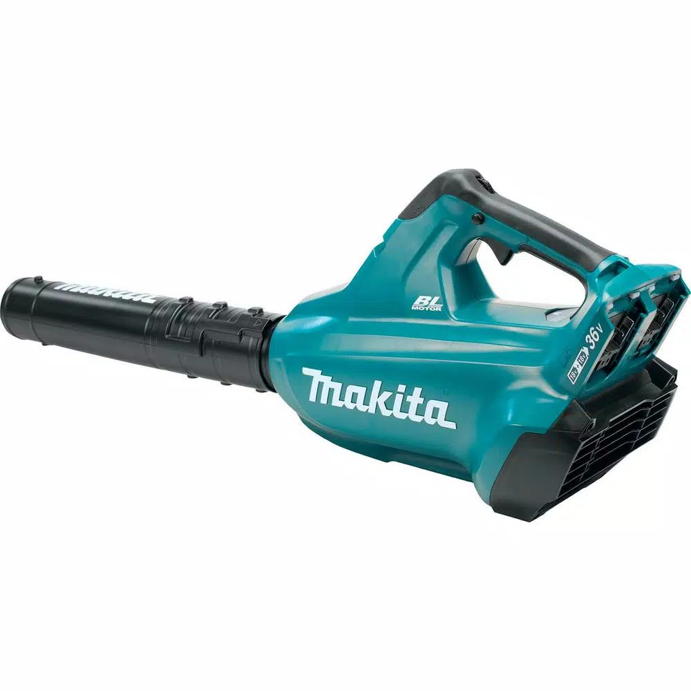 Leaf Blowers Makita 18-Volt X2 (36V) LXT 473 CFM 120 MPH Brushless Cordless Blower Kit With 4 Batteries (5.0Ah) With Flat End Nozzle, XBU02Z - Image 8