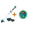 Trimmers Makita 18-Volt LXT Lithium-Ion Brushless Cordless String Trimmer Kit With Bonus 1 Lbs. 0.080 In. X 400 Ft. Round Trimmer Line