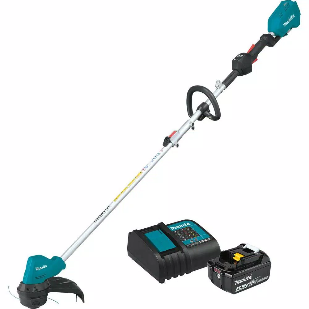Trimmers Makita 18-Volt LXT Lithium-Ion Brushless Cordless String Trimmer Kit With Bonus 0.080 In. X 175 Ft. Twisted Trimmer Line - Image 2