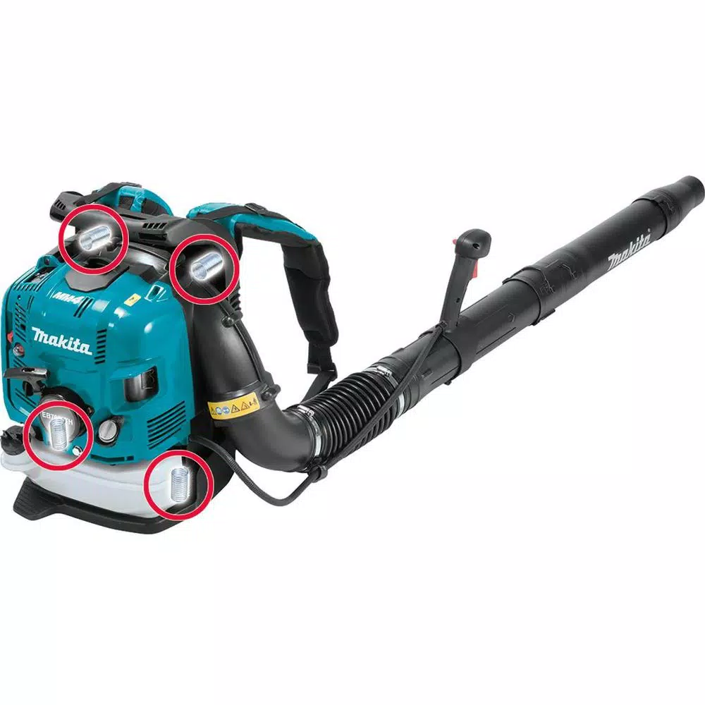 Leaf Blowers Makita 75.6 Cc MM4 206 MPH 706 CFM 4-Stroke Engine Tube Throttle Backpack Blower - Image 6