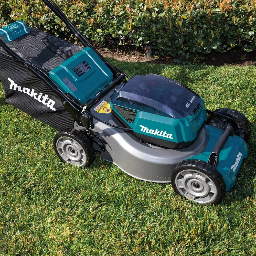 Lawn Mowers Makita 18 In. 18-Volt X2 (36V) LXT Lithium-Ion Cordless Walk Behind Self Propelled Lawn Mower, Tool Only - Image 6