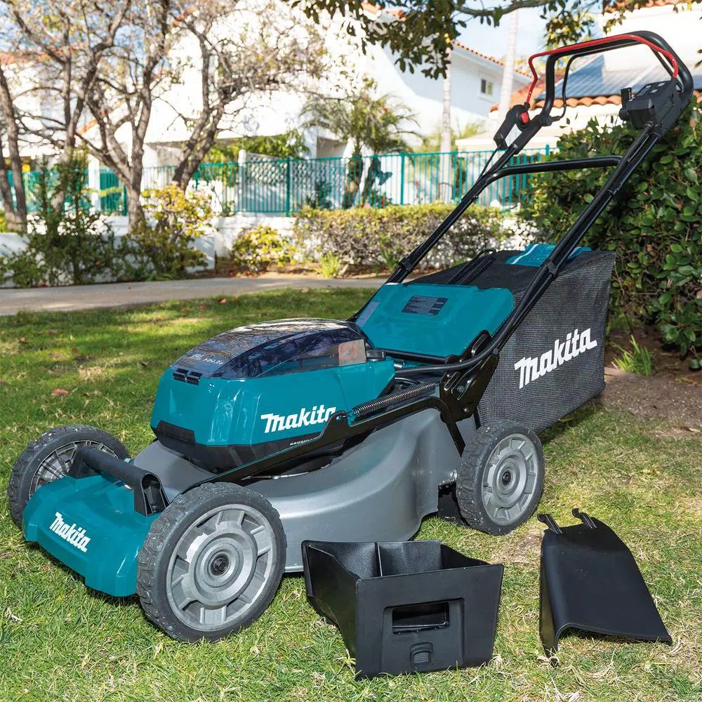 Lawn Mowers Makita 21 In. 18-Volt X2 (36V) LXT Lithium-Ion Cordless Walk Behind Self Propelled Lawn Mower, Tool Only - Image 4