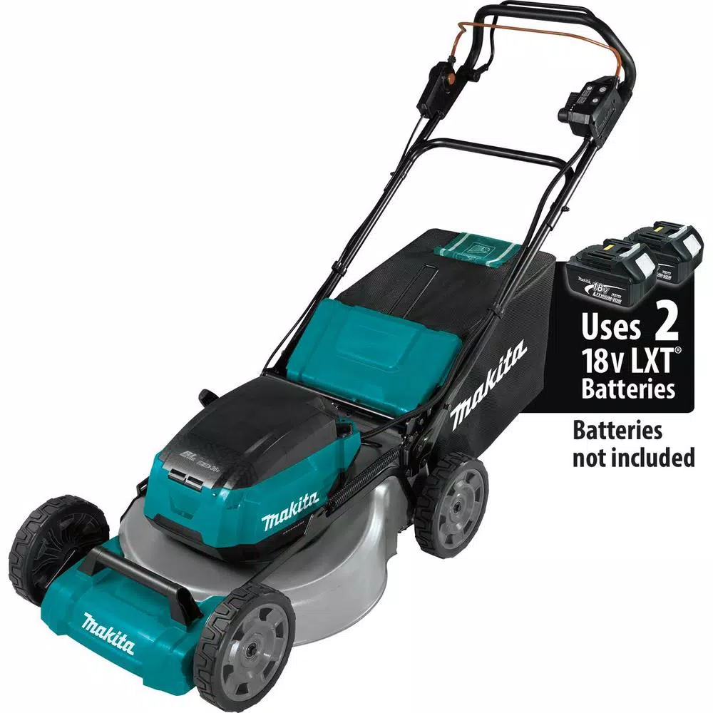 Lawn Mowers Makita 21 In. 18-Volt X2 (36V) LXT Lithium-Ion Cordless Walk Behind Self Propelled Lawn Mower, Tool Only - Image 2