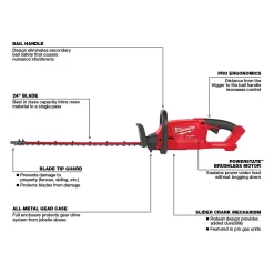Trimmers Milwaukee M18 FUEL 18-Volt Lithium-Ion Brushless Cordless Hedge Trimmer W/ M18 5.0Ah Battery -ECHO SALES STORE milwaukee cordless hedge trimmers 2726 20 48 11 1850 a0 1000
