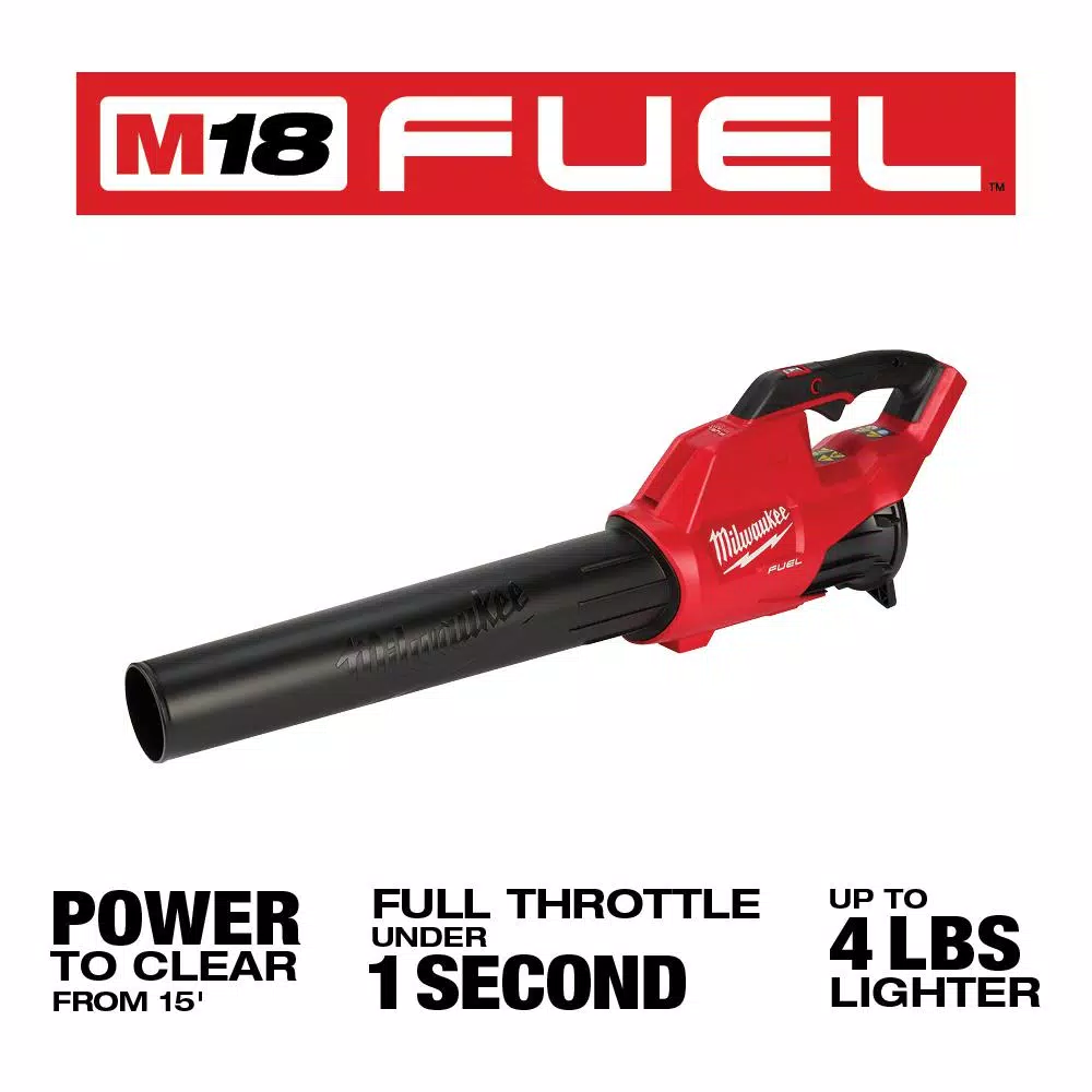 Leaf Blowers Milwaukee M18 FUEL 120 MPH 450 CFM 18-Volt Lithium-Ion Brushless Cordless Handheld Blower (Tool-Only) - Image 3