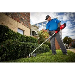 Trimmers Milwaukee M18 FUEL 18-Volt Lithium-Ion Cordless Brushless String Grass Trimmer, Blower, Hedge Trimmer And Chainsaw Combo Kit -ECHO SALES STORE milwaukee cordless string trimmers 2825 20st 2727 20 2724 20 2726 20 44 1000