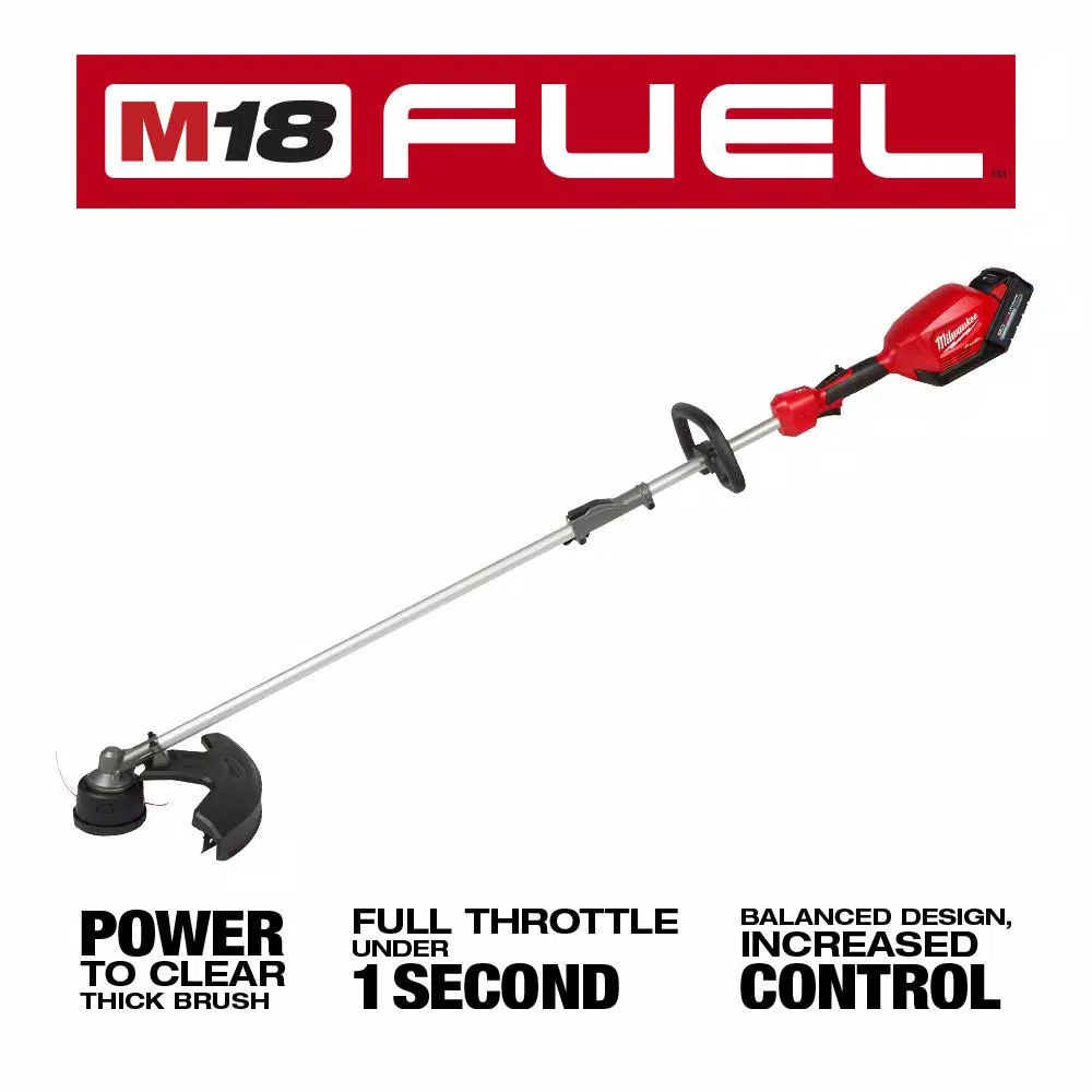 Trimmers Milwaukee M18 FUEL 18-Volt Lithium-Ion Brushless Cordless String Trimmer Kit With M18 FUEL 10 In. Pole Saw Attachment - Image 5